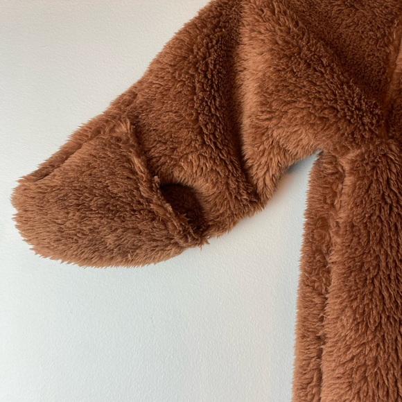 Carter's Brown Fleece Bear Footie - Picture 3 of 6